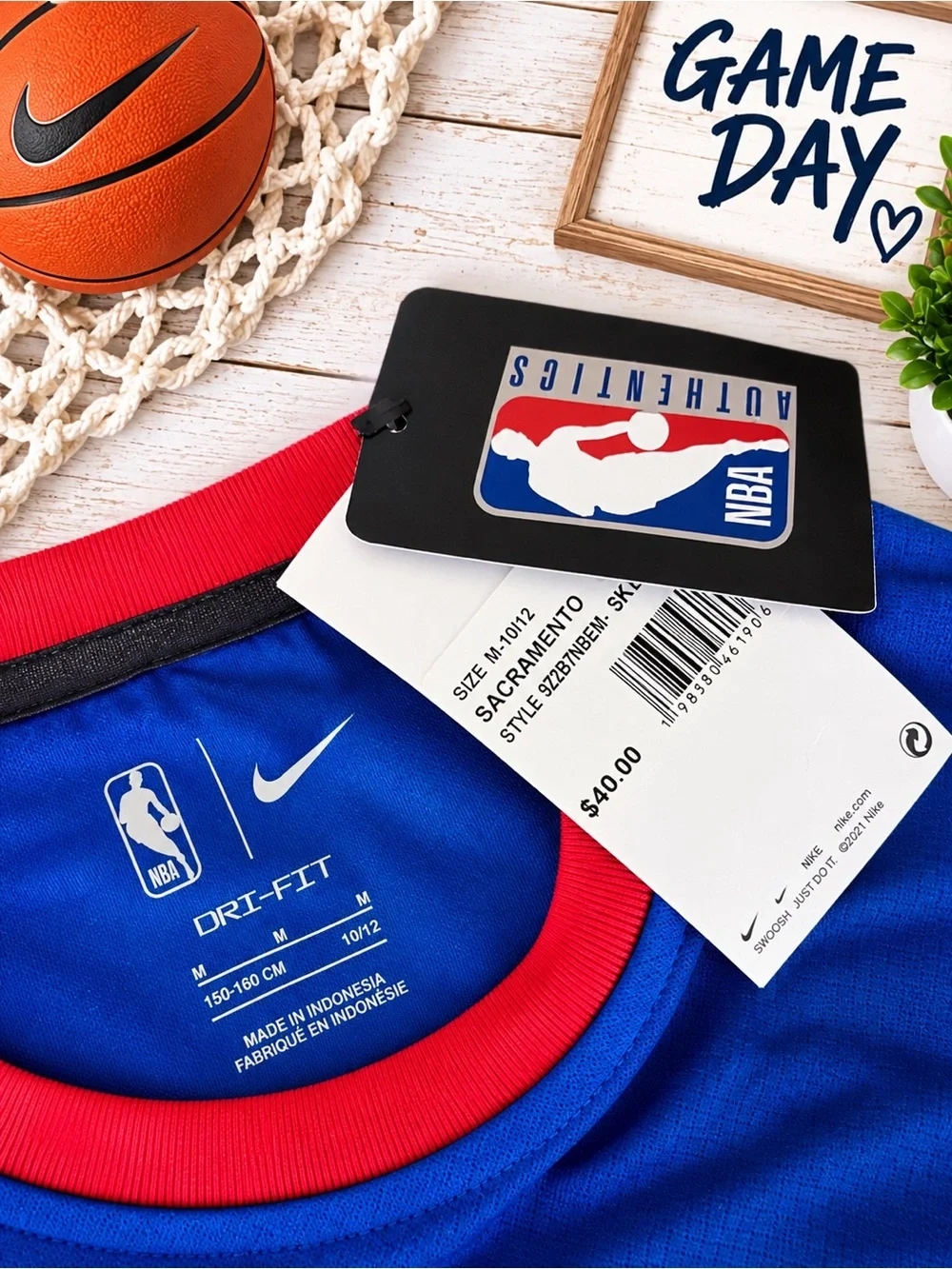 Nike NBA Sacramento Kings Dri-FIT Long Sleeve Shirt
